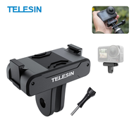 TELESIN Magnetic Two Claw Adapter for DJI OSMO Action 5 4 3 Accessories Adapter Nylon Aluminium Allo