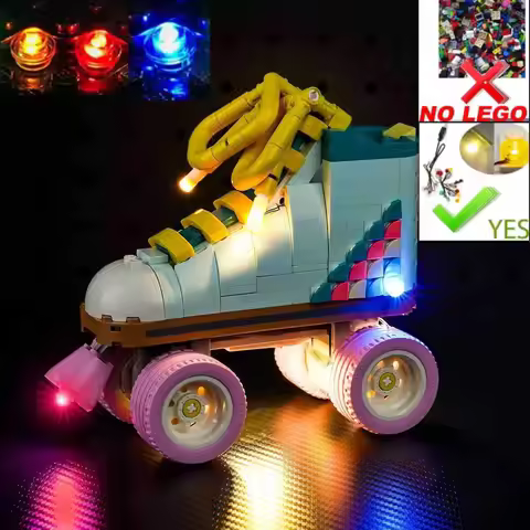 USB Lights Set for Lego Creator Retro Roller Skate 31148 Building Set - (NOT Include LEGO Bricks)