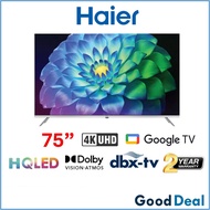 Haier H75P750UX 75" / H50P750UX 50" 4K UHD Google HQLED Smart TV