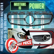 FRONT BUMPER GRILL MERCEDES BENZ W176 A CLASS 13-15Y AMG MODEL