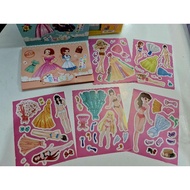 Box Of 5 Fashion Stickers size 12 x 9 cm, Code YS-H847