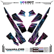 YAMAHA F1ZR STRIPING MOTIF 21 YAMAHA F1Zr 2004 STICKER VARIATION FIZR DUAL CLOTH SS TWO