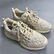 Massimo Dutti Dad shoes Genuine Leather Rhombus Platform Sneaker