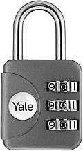 Yale YP1/28/121/1G Tough Solid Moulded Metal Body Travel Lock Grey