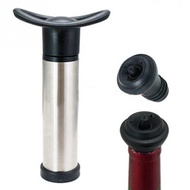 New Stainless Steel Wine Bottle Vacuum Saver Sealer Preserver Bar Pump with 2 button Stoppers Bar Ki