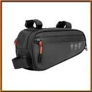 [chasoedivine.sg] Bike Frame Bag, Waterproof Bicycle Bag with Two Side Pockets, Bike Tube Storage Pouch for Mountain Road Bike