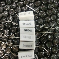 Chalk resistor 5W0.1ohmJ/5W100KJ/5W5.6K/5W27K/5W100KJ/5W2KJ