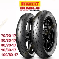 TUBELESS TYRE PIRELLI DIABLO ROSSO SPORT 70/90-17 80/80-17 80/90-17 90/80-17 100/80-17