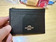 Coach 黑色卡片零錢包