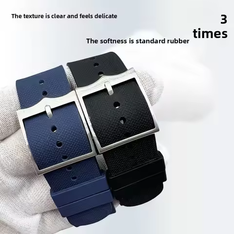 For Tudor Black Bay FXD Series M25707 M79363N Fluororubber Strap Bracelet 20mm 21mm 22mm For Omega I