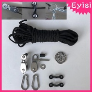 [Eyisi] Kayak Boat Canoe Anchor Trolley Rope Pulley Screws Hardware Accessories