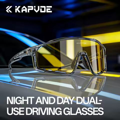 KAPVOE UV400 Outdoor Cycling Mountaineering Sunglasses Sports Glasses for Running Hiking and Driving