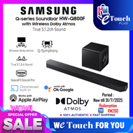 SAMSUNG Cinematic Soundbar [ HW-Q800F/XM ] Dolby Atmos and DTS:X & Acoustic Beam Technology