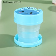 factoryoutlet2.sg Portable Plastic Retractable Folding Water Bottl Outdoor Travel Telescopic Collapsible Drinking Bottle Folding Water Glass Hot