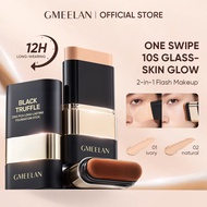 GMEELAN Black Truffle Long Lasting Foundation Stick High Coverage with Brush Makeup Waterproof