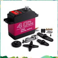 Waterproof Servo 40Kg High Torque Metal Gear Digital Servo for 1:8/1:10/1:12 RC Car Robot 180