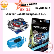 BEYBLADE X BX-34 Starter Cobalt Dragoon 2-60c