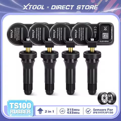 XTOOL TS100PRO TPMS Sensor Rubber Version 433MHZ& 315MHZ Tire Pressure Sensor Monitor Tester Tools W