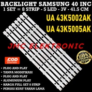 BACKLIGHT TV LED SAMSUNG UA43K5002 UA43K5005 43K5002 43K5005 UA43K5002AK UA43K5005AK LAMPU BL 43IN 5K