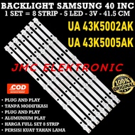 BACKLIGHT TV LED SAMSUNG UA43K5002 UA43K5005 43K5002 43K5005 UA43K5002AK UA43K5005AK LAMPU BL 43IN 5