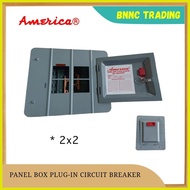 ✑ ۩ ✸ ORIGINAL AMERICA PANEL BOX 2 POLE PLUG IN FOR CIRCUIT BREAKER 1X1 2X2 3X3 4X4