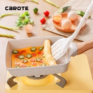 CAROTE Non Stick Japanese-style Tamagoyaki Pan   PFOA Free Suitable All Stove Induction Included