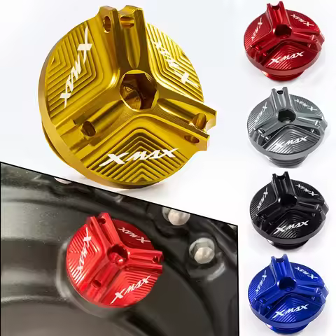 Motorcycle Engine Oil Cap Bolt Fuel Filler Cap Accessories For Yamaha XMAX 250 300 XMAX300 XMAX250 2