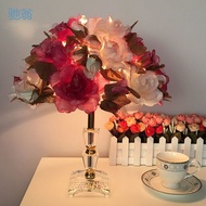 FpT Rose Crystal Table Lamp Wedding Gift Creative Wedding Princess Wedding Room Long Bright Lamp War