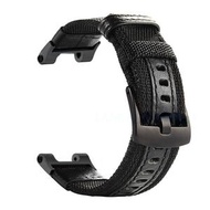 全城熱賣 - 適用於華米Amazfit T-Rex / T-Rex Pro / Ares 吉普尼龍皮錶帶（黑色）