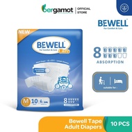 Bewell Care Adult Tape Diapers 10s | 8s (Size M | L | XL)