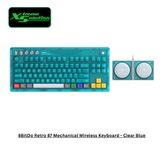 8BitDo Retro 87 Mechanical Wireless Keyboard - Clear Blue Edition