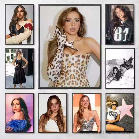 Tate Mcrae Poster Home Living Room Bedroom Bar Cafe Art Decor