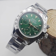 39.5mm Waterproof Watch Diving Men's Chronograph Watch VK63 Watch Modified