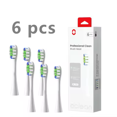 6 pcs Original Replacement Brush Heads for Oclean Flow/X PRO Elite/X PRO /F1/Z1/One/ Air2 Sonic Elec
