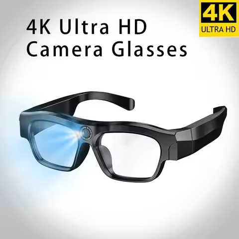 New 2K/4K High-definition Sports Camera Glasses for Video Recording Outdoor Sports Sunglasses with B