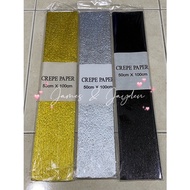 Metallic Crepe Paper / Shinning Crepe Paper / Premium Metallic Crepe Paper - 1pcs