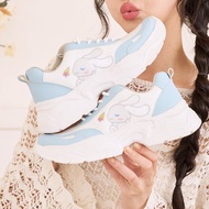 Paidal x  Cinnamoroll大耳狗喜拿 小流星皮質厚底老爹鞋