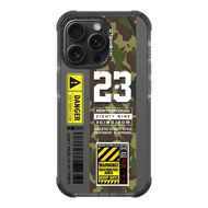 HI-SHIELD Stylish เคสใสกันกระแทก iPhone รุ่น Army3 [เคส iPhone15][เคส iPhone14][เคส iPhone13]