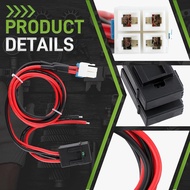 4Pin 12AWG 12V 3A DC Power Supply Cord Cable Short Wave Power Adapter Compatible with Yaesu FT450D F