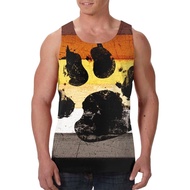 Gay Flag Bear Paw Men's Vest T-Shirt