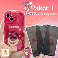 SOFTCASE CASING PACKAGE hp + TEMPER GLASS ANTY SPY REDMI A1 2022 A2 2023 A3 9 9A 9C 10 4G 10A 10C 12
