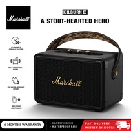 【6 Month Warranty】Marshall KILBURN II Bluetooth Speaker Bass Portable Speaker Wireless for IOS/Android/PC Speaker Built In Microphone and Hands-free Call Speaker Wireless Bluetooth Speaker Karaoke Speaker Marshall Speaker KILBURN 2