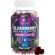 Elderberry Extract Sambucus Nigra-Black Elderberry Vitamin Supplement-Natural, Daily Immune Support 
