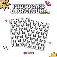 Custom Photocard Background 2 sides Photocard Filler Background/ PC Binder Filler Kpop Wishlist Bind