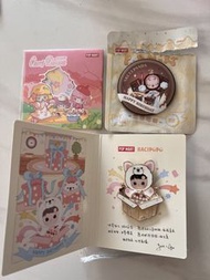 Pop mart Hacipupu Skull panda 生日徽章