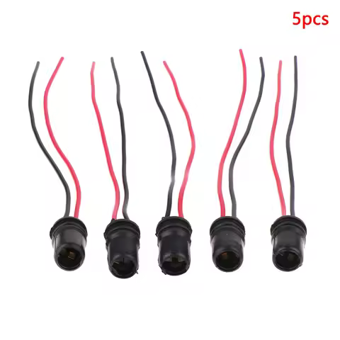 (BF06)5Pc T10/T15 Light Bulb Socket Holder Car Light Bulb Extension T10 Connector Lamp Auto Trucks S