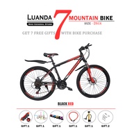 LUANDA Mountain Bike 26" Positioning Gear Alloy Wheels 21 Speed Safety Wrap No Scratches
