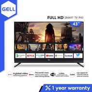 GELL Android TV 43" inch Smart TV HD LED TV With WiFi / YouTube / MyTV / NETFLIX