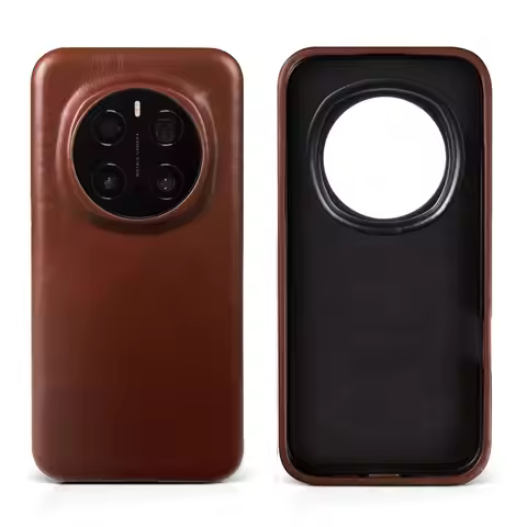 Vintage Crazy House Pattern Genuine Leather Case for Honor Magic 8 Pro Magic7 Pro Magic6 Aesthetic F