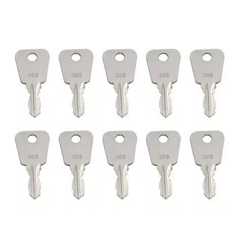 10Pcs Control Cabinet Gear Switch Key 3HAC052287-002 Compatible with ABB Robot IRC5